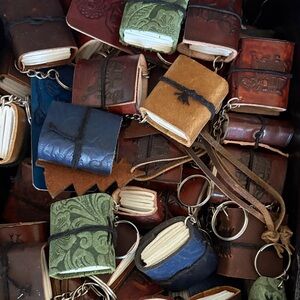 Handcrafted Leather Key & Card Holder Set